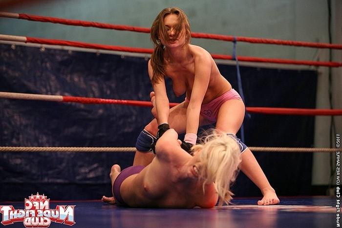 16P Danielle Maye blonde in lesbian catfight with dominant Ava