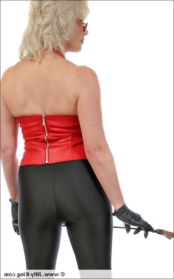 15P Spandex and leather blonde fetish milf jilly king