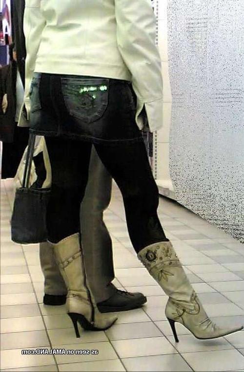 16P Various amateur girls caught in candid upskirt pics