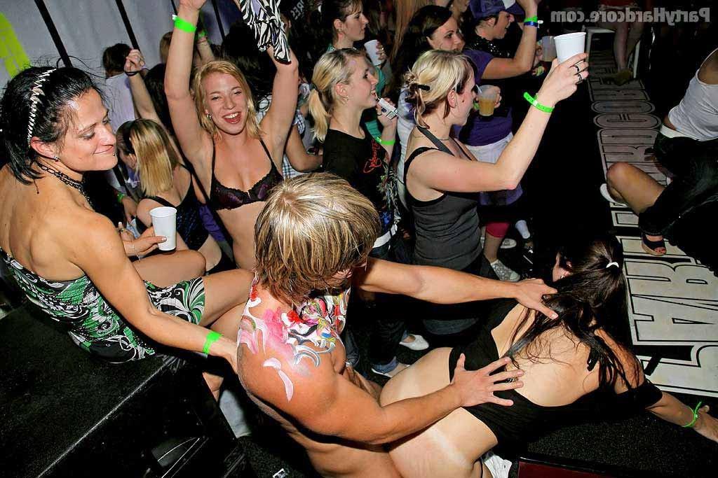 15P Horny babes having fun in a hot and nasty party hardcore
