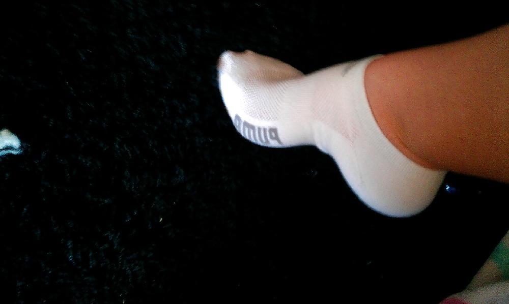 25P EMILY'S STINKY WHITE ANKLE SOCKS