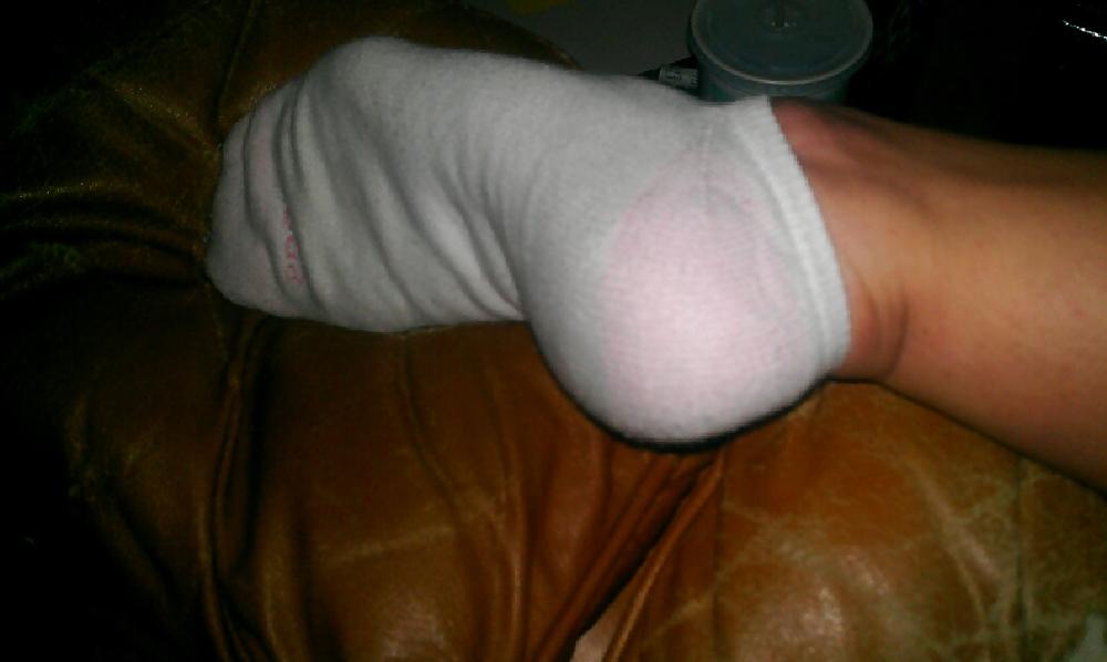 25P EMILY'S STINKY WHITE ANKLE SOCKS
