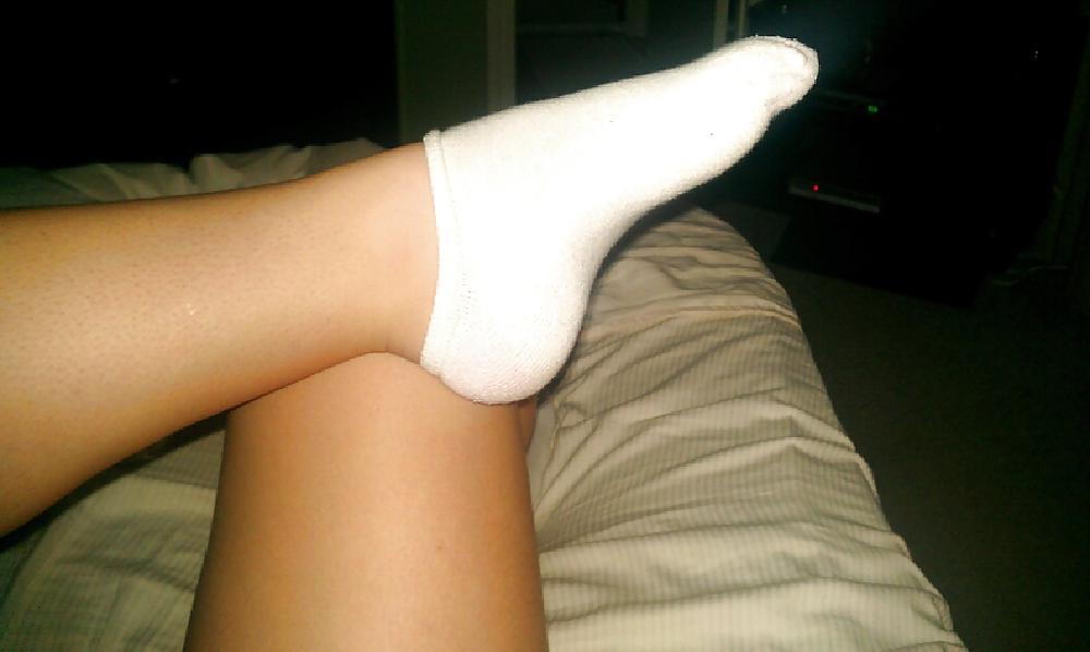 25P EMILY'S STINKY WHITE ANKLE SOCKS