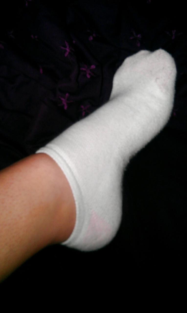 25P EMILY'S STINKY WHITE ANKLE SOCKS