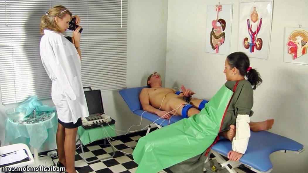 12P Footjob and CBT femdom medical tests