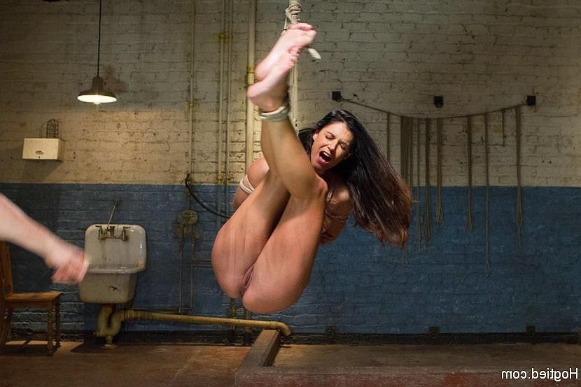 17P India Summer sexy small tits milf bound in rope her pussy vibrated