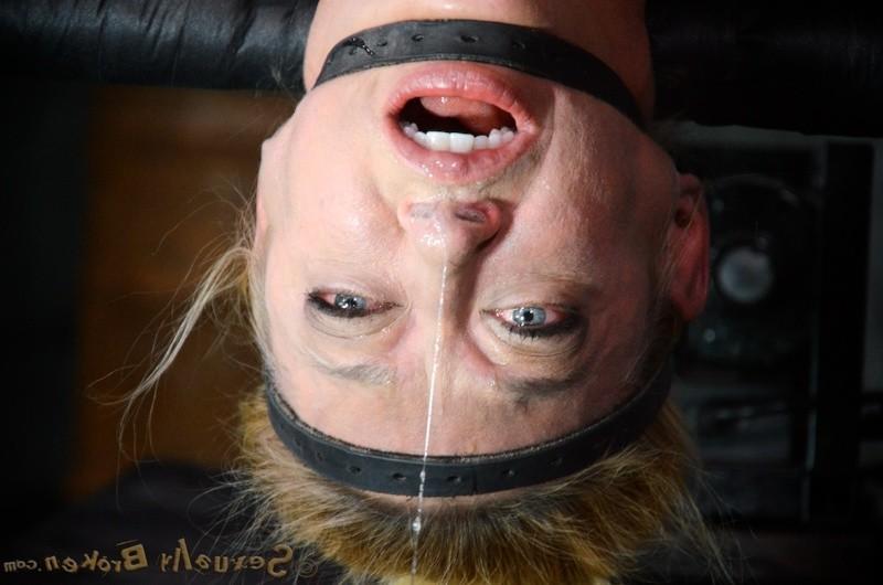 16P Darling gets turned into an upside down cock sucking machine
