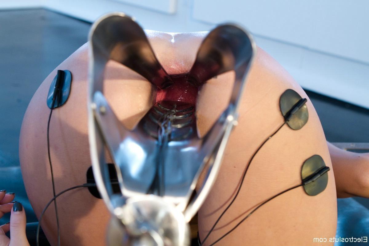 24P Babe gets tortured with electricity and anal fisted by lezdom
