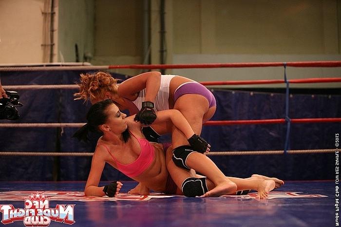 16P Becky Stevens curly dominant lesbian in sex catfight with Barbie