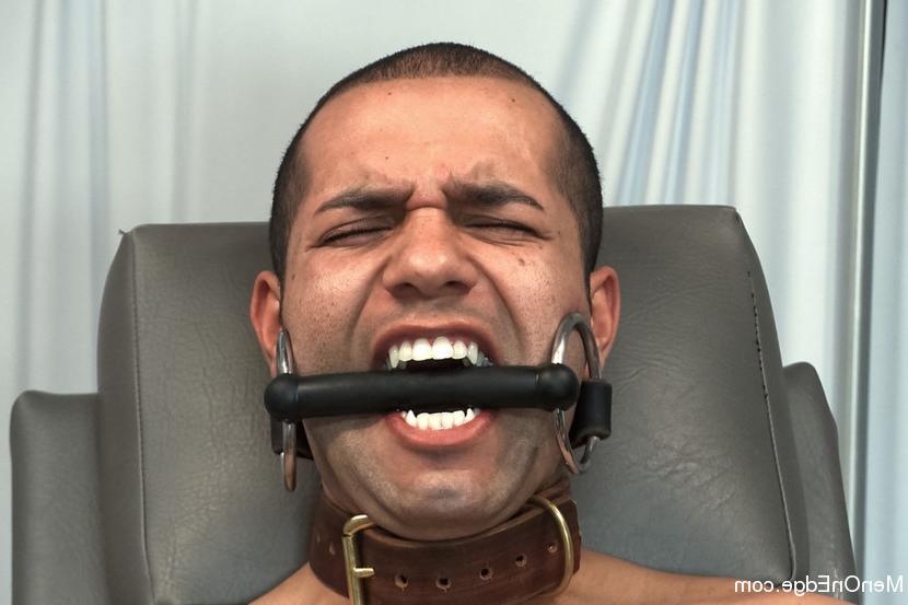 15P Two perverts edge and tease Carter West on an examination table