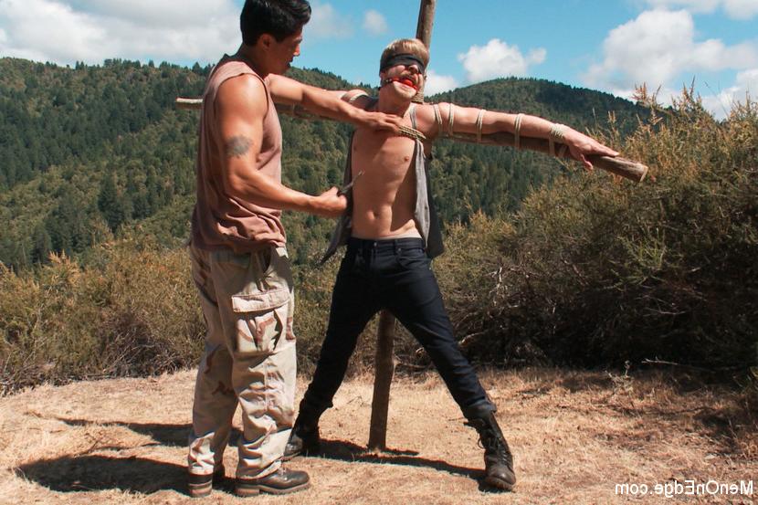 15P Straight jock gets tied up against his will and edged until he begs for mercy.