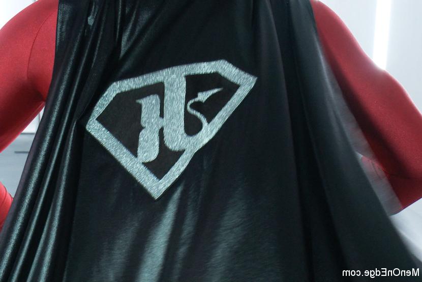 15P Superhero gets tied up and edged to the max