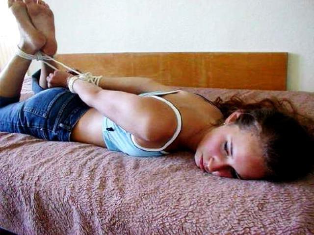 12P Tied up slave wife