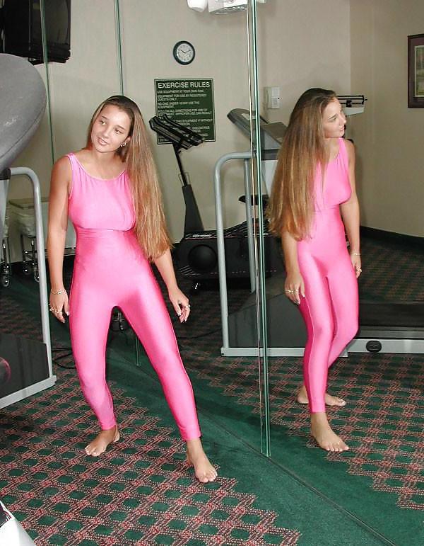 25P Pink catsuit