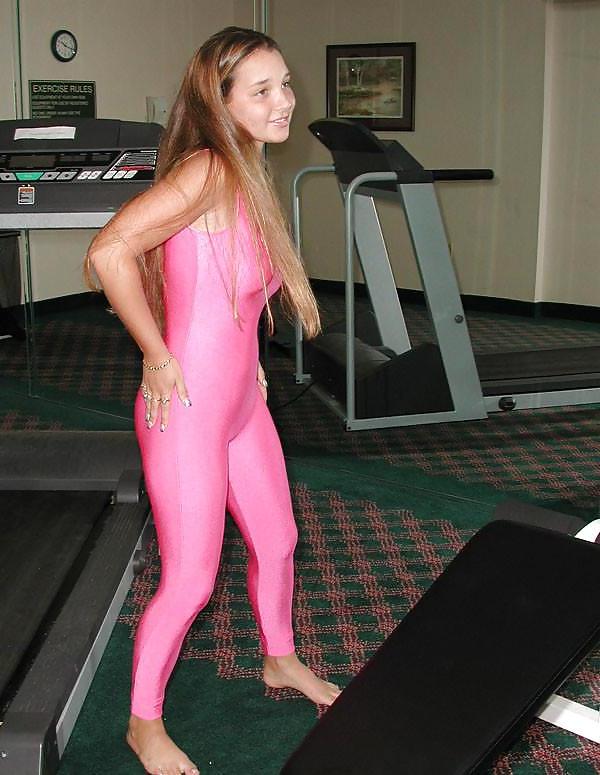 25P Pink catsuit