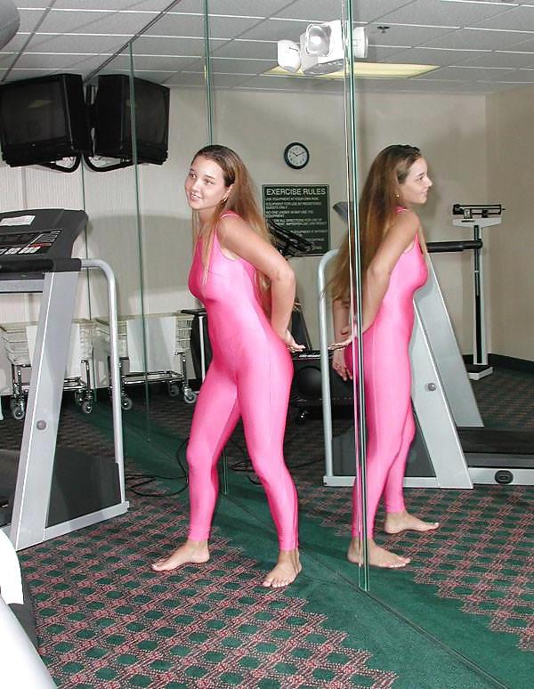 25P Pink catsuit