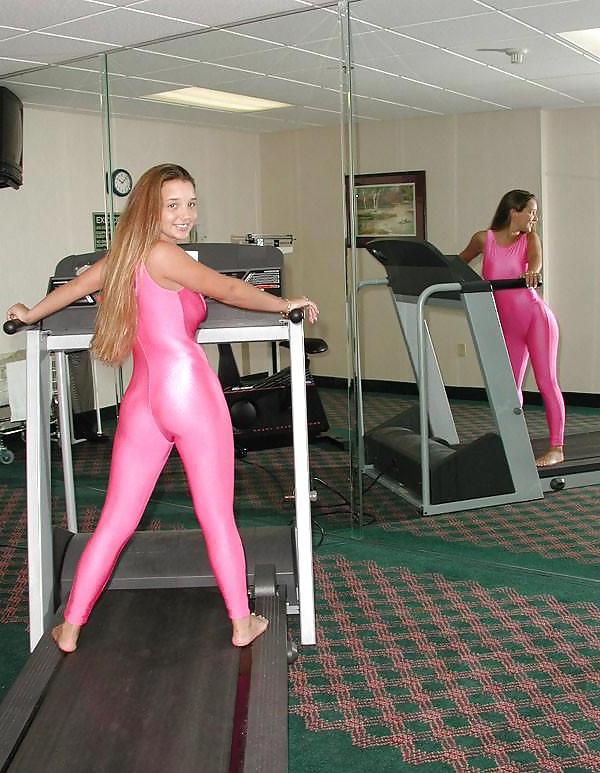 25P Pink catsuit
