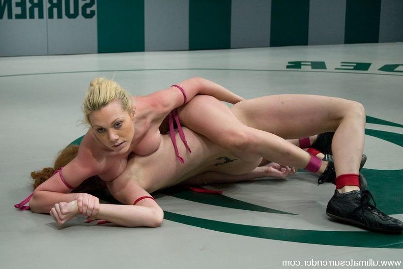 15P Blond beats up sexy red head in nude wrestling. Non-scripted.