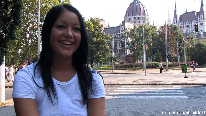 15P European helpless babe gets tied up and fucked in public