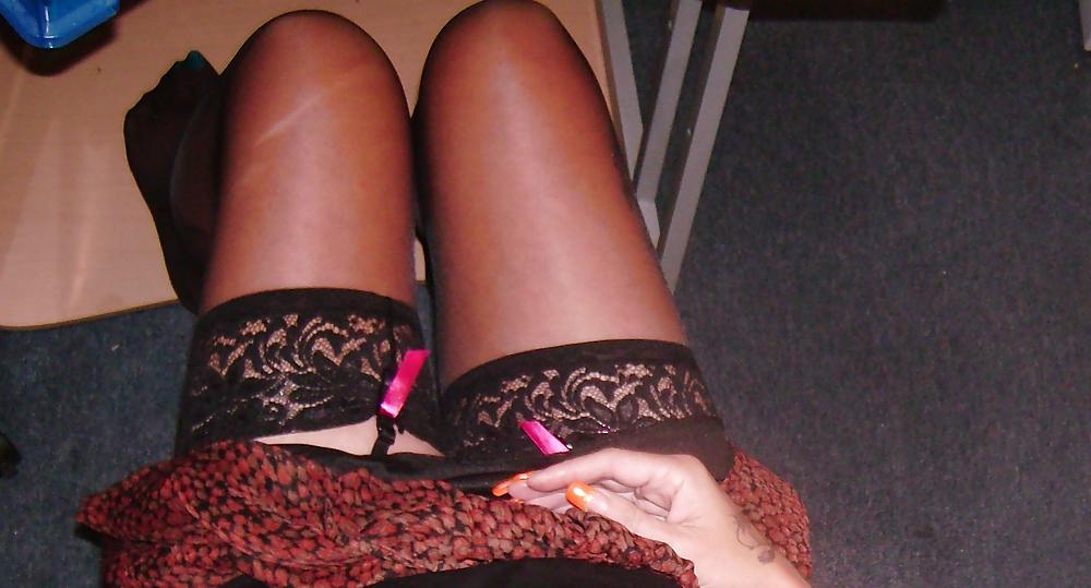 21P Spanked und Strümpfe