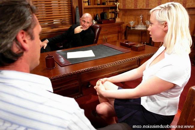 15P Blonde is bound for husband and dominant to share