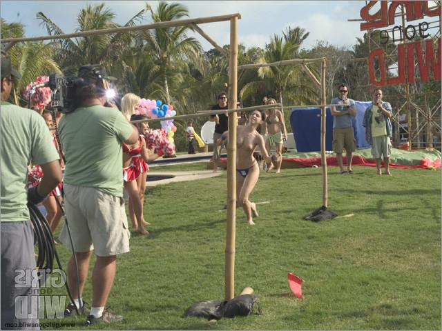 15P Beach babes get wild and compete against each other