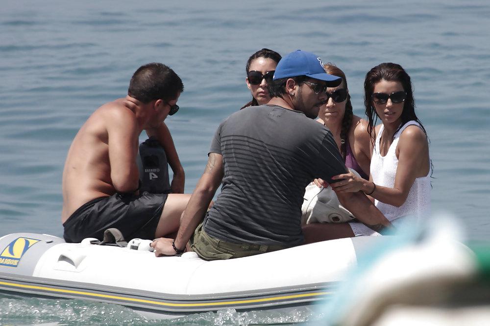 25P Eva Longoria holidaying kn BIKINI in Spain