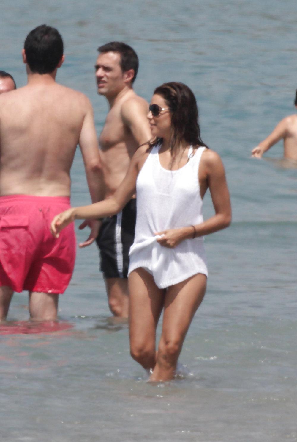 25P Eva Longoria holidaying kn BIKINI in Spain