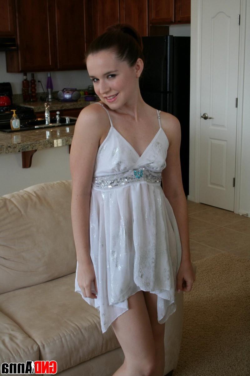 12P Cute girl next door Anna flaunts her tight perky body