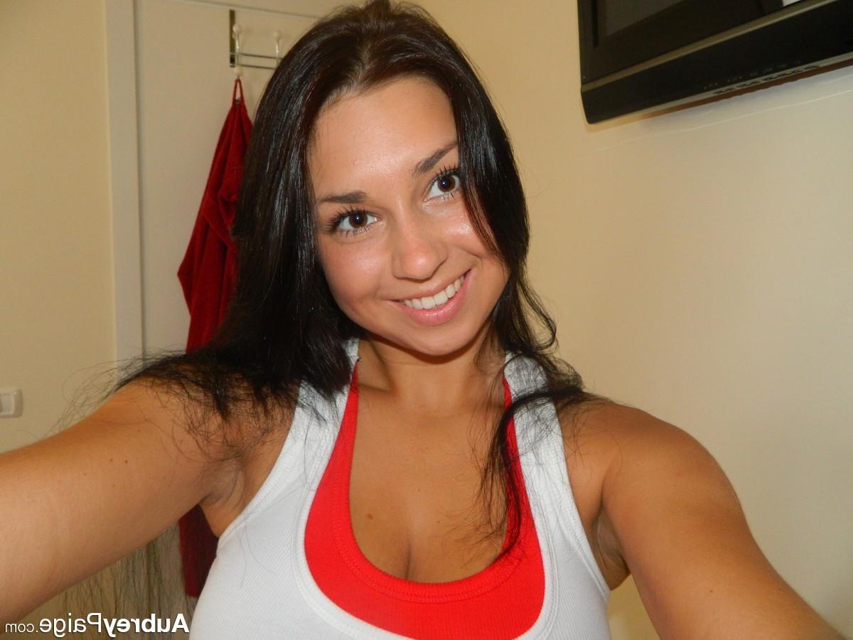 12P Gorgeous busty babe having fun with a phone