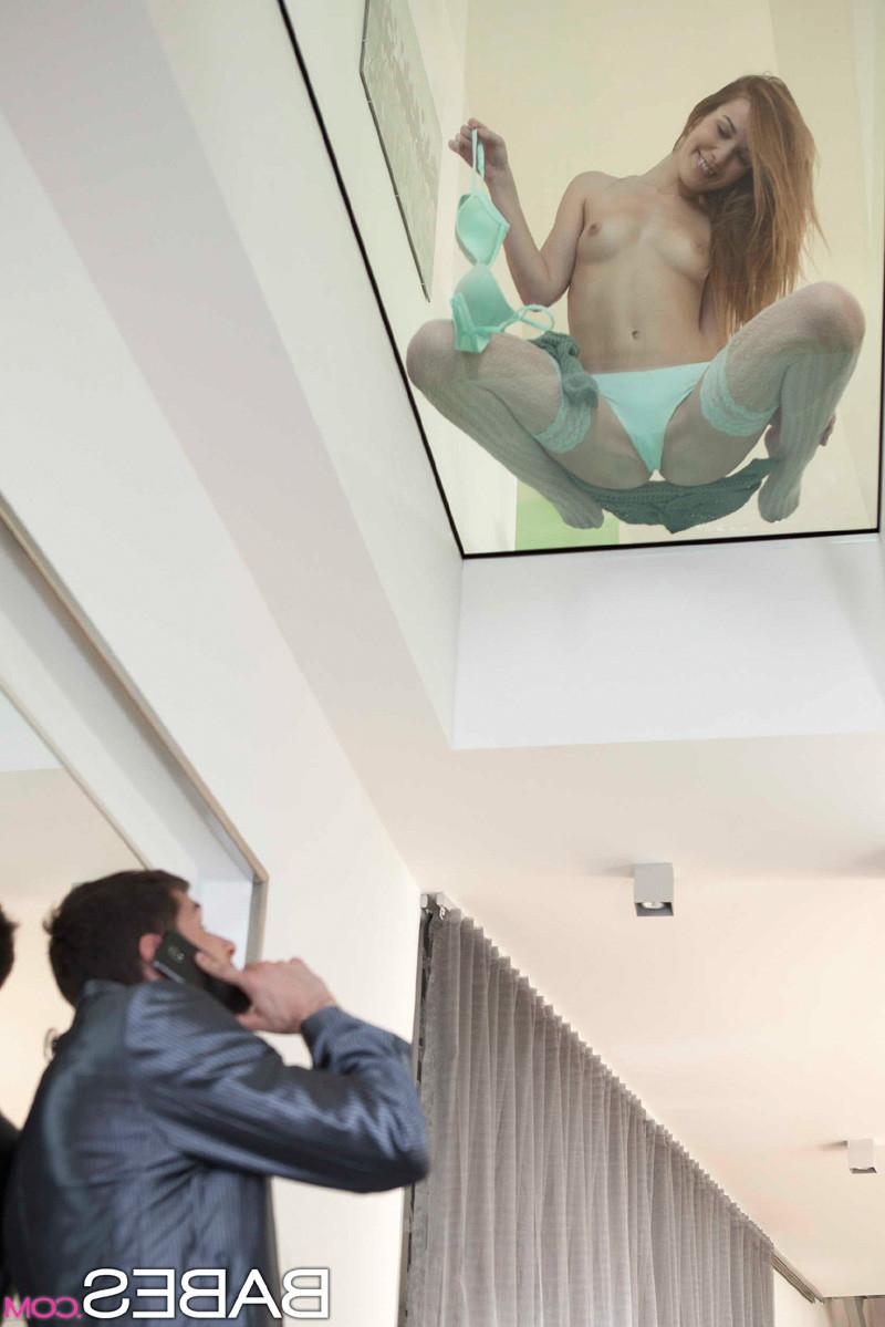 15P Alexis Crystal seduces her husband after a hard days work