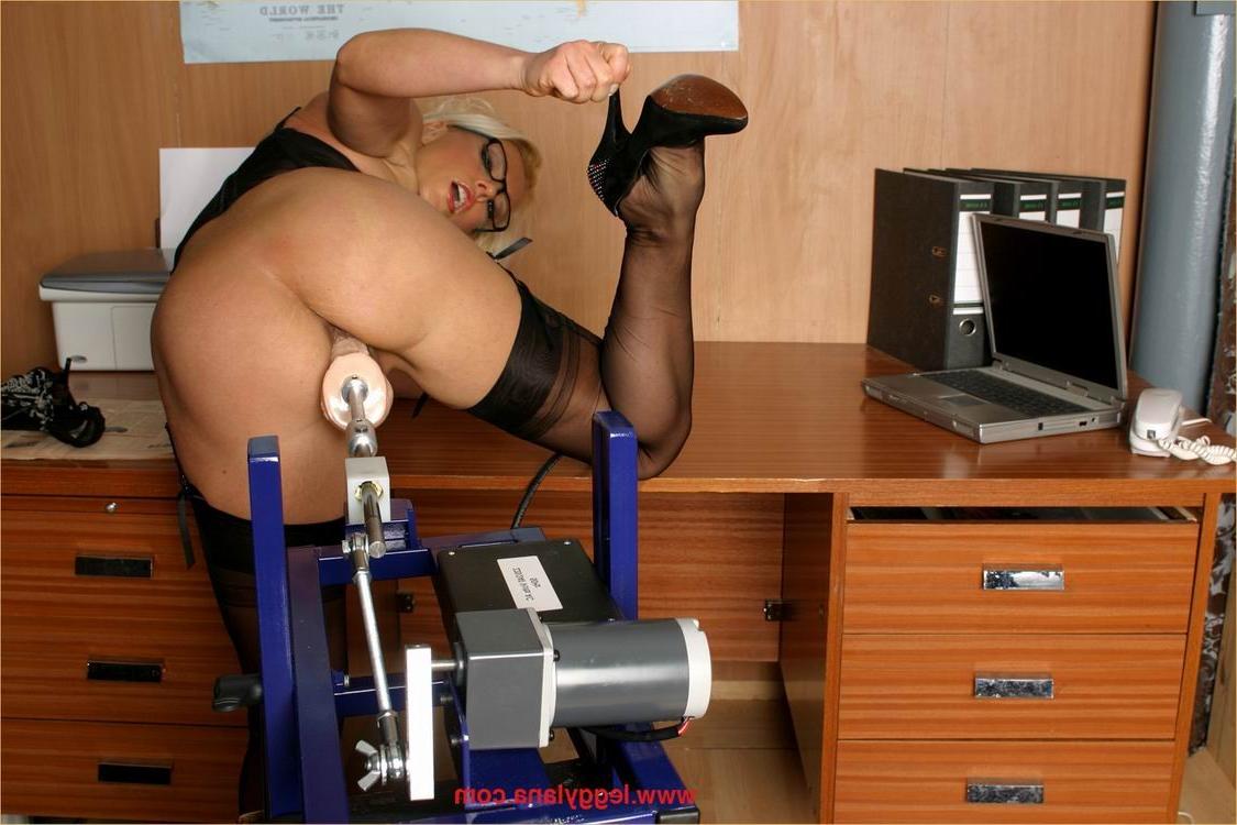 16P Secretary Lana Cox with new big shiny fuck machine