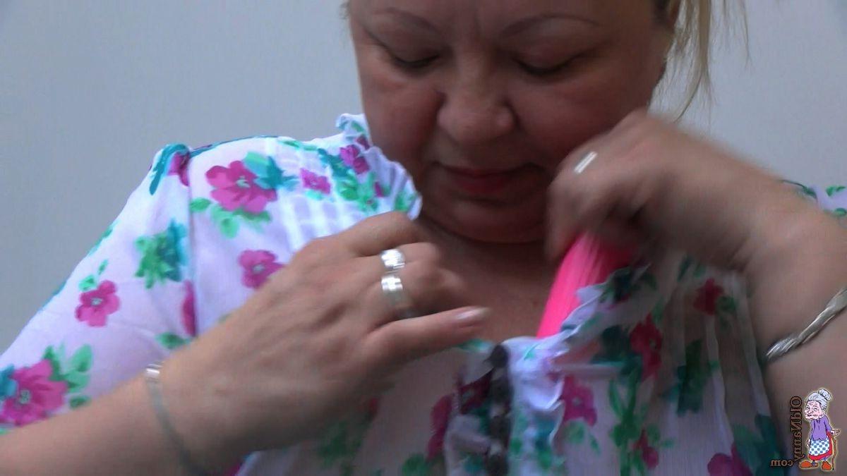 16P big granny ass fuck pink dildo