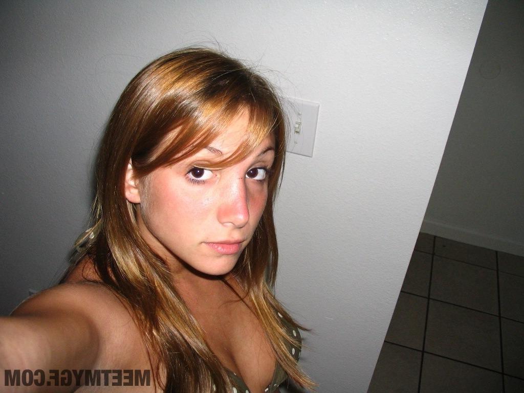 16P Cute blonde babe with perky teen tits