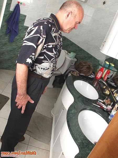 16P This perverted old transvestite likes fucking young cuties. . The thought of fuc