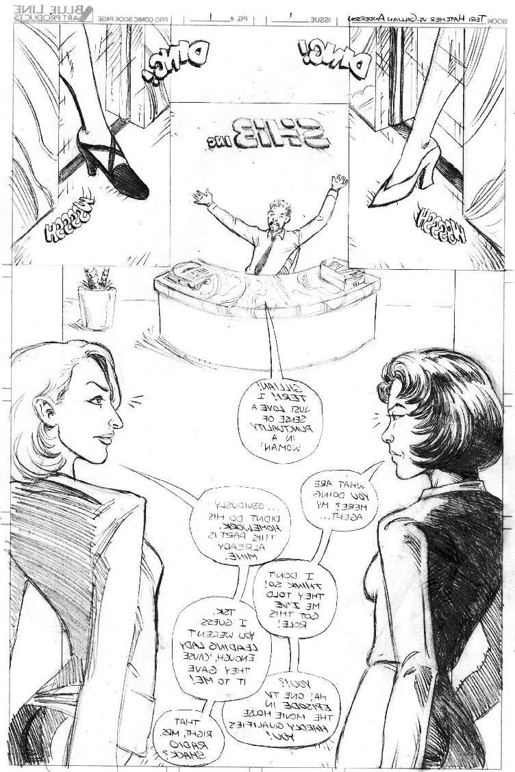 15P Gillian vs Terri lesbian catfight comic