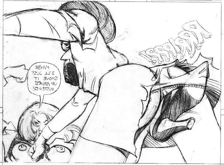 15P Gillian vs Terri lesbian catfight comic