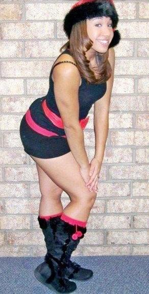 15P Brunette perky teen stripping and showing her small titties