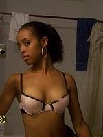 15P These ebony teen girlfriends posing and naked