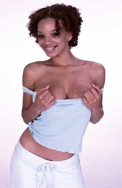 15P Ebony babe with big natural breasts