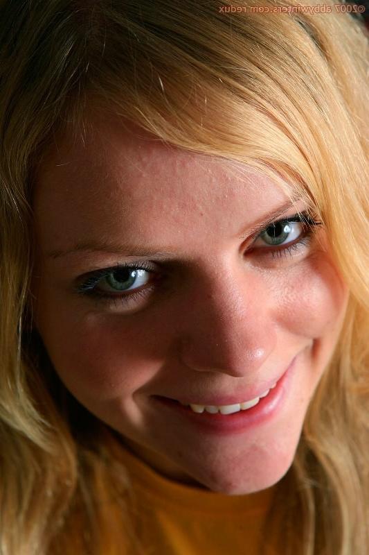 16P Blonde takes her sexy panties and shows pussy closeup