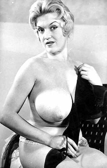 20P Vintage big-titted blonde