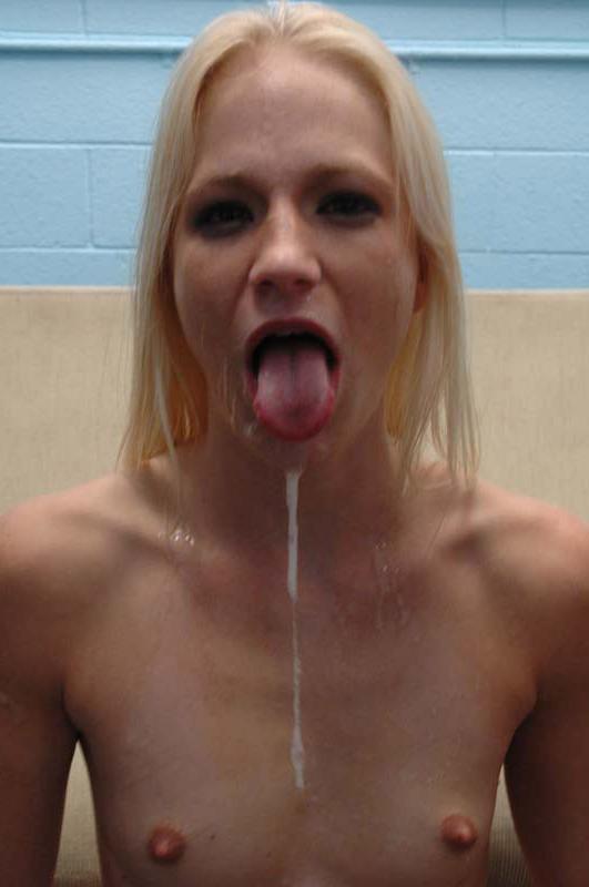16P Hot skinny petite blonde babe in hardcore gangbang