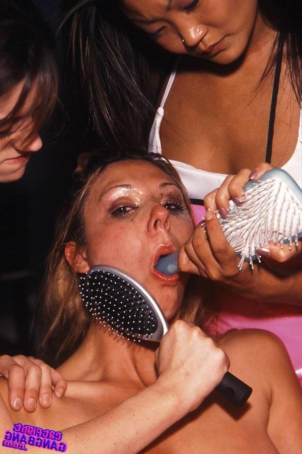 17P Horny lesbian babes softcore orgy sex with dildo action