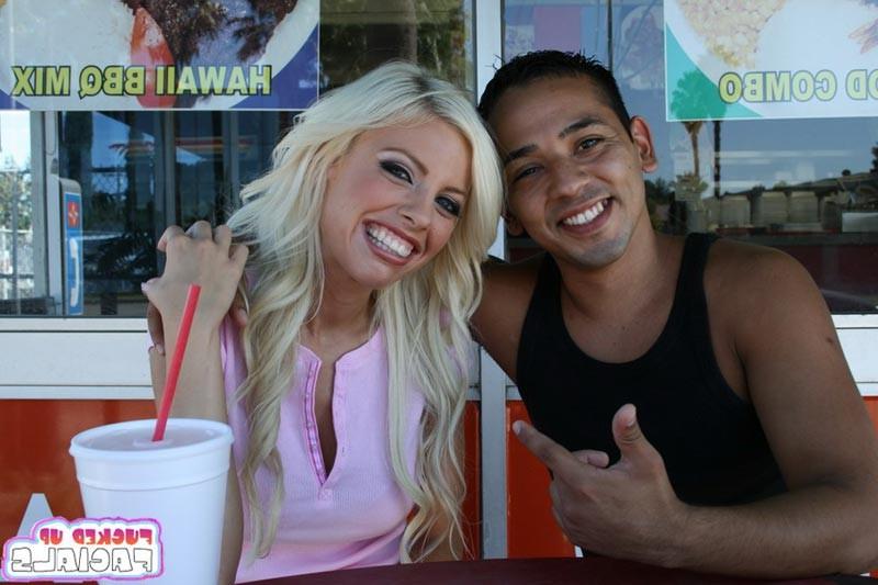 15P Real massive facials on a hot blonde busty chick