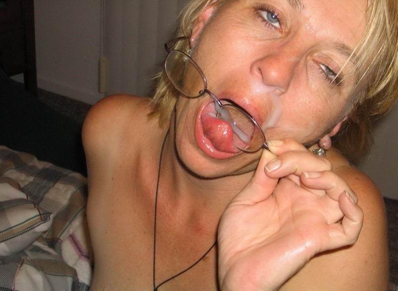 16P Amateur wives taking massive facials