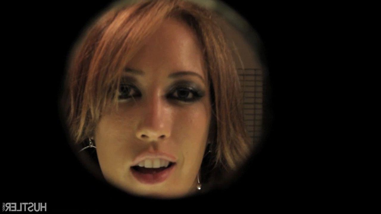 16P Capri Cavalli using an office gloryhole