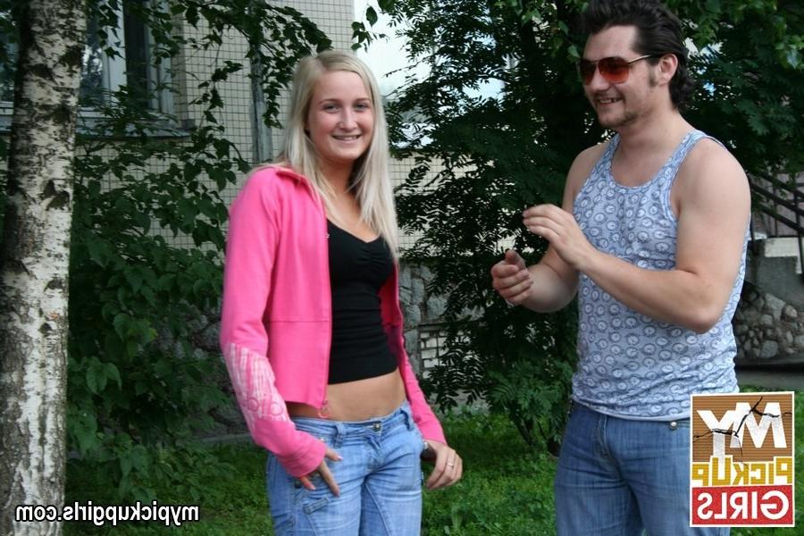 16P Shy blonde wipes breast from cum after crazy fuck