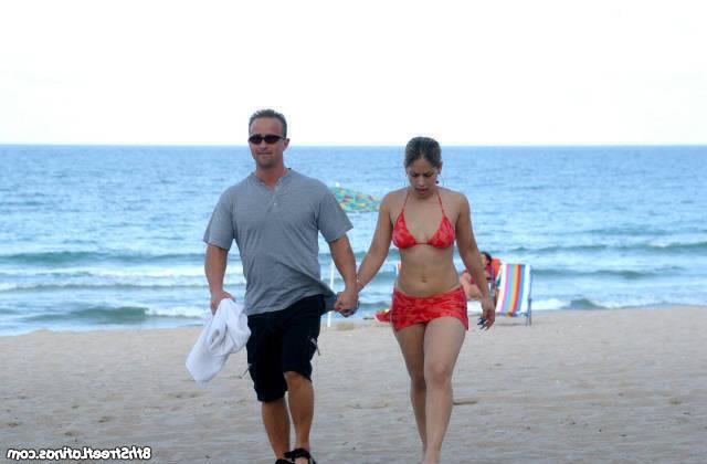 16P Bikini latina gets spanked after being cummed on