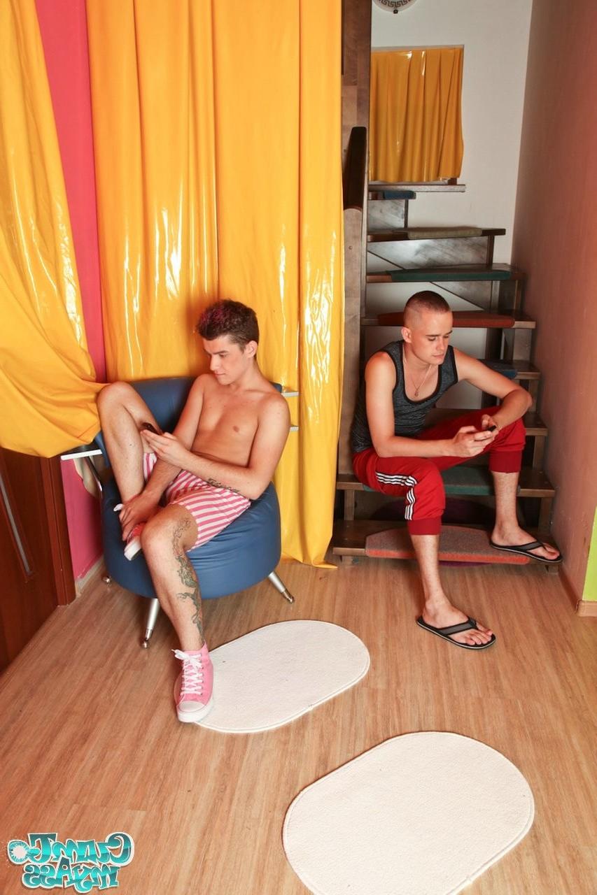 12P Two cocks for eager fresh teen twink